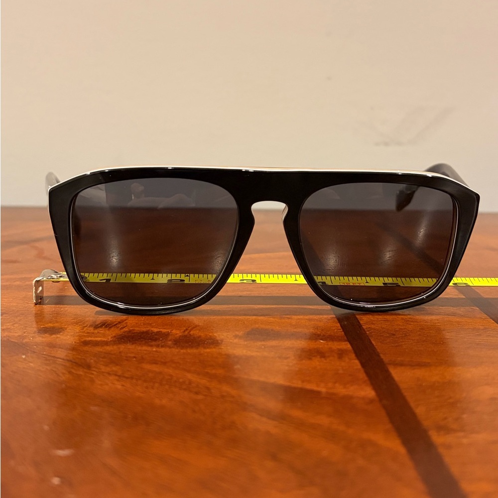 BURBERRY BE4337F 379887 Black Grey Men's 56 mm Sunglasses